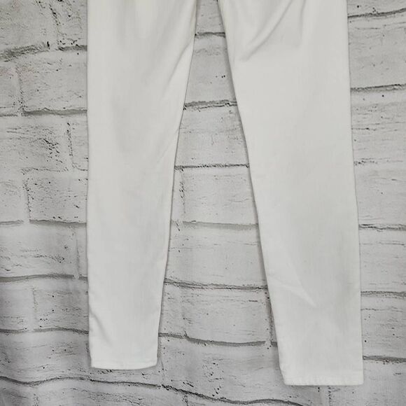 J. Crew Cotton Blend Ankle Toothpick Skinny Denim Jeans White Size 24 - Picture 6 of 11